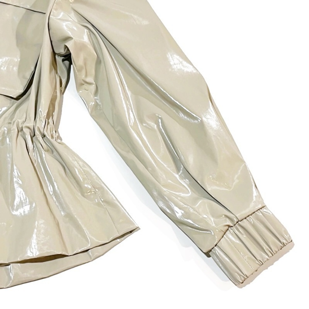 MICHI ARES GLOSS HIGH COLLAR UTILITY JACKET. LUXURY PERFORMANCE ATHLETIC WEAR. - Picture 13 of 16